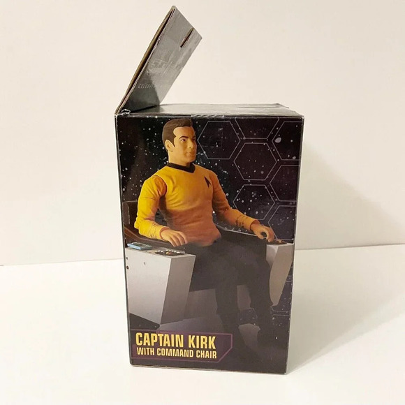 2006 Star Trek Captain Kirk with Command Chair Diamond Select Art Asylum Flaws - Picture 9 of 16